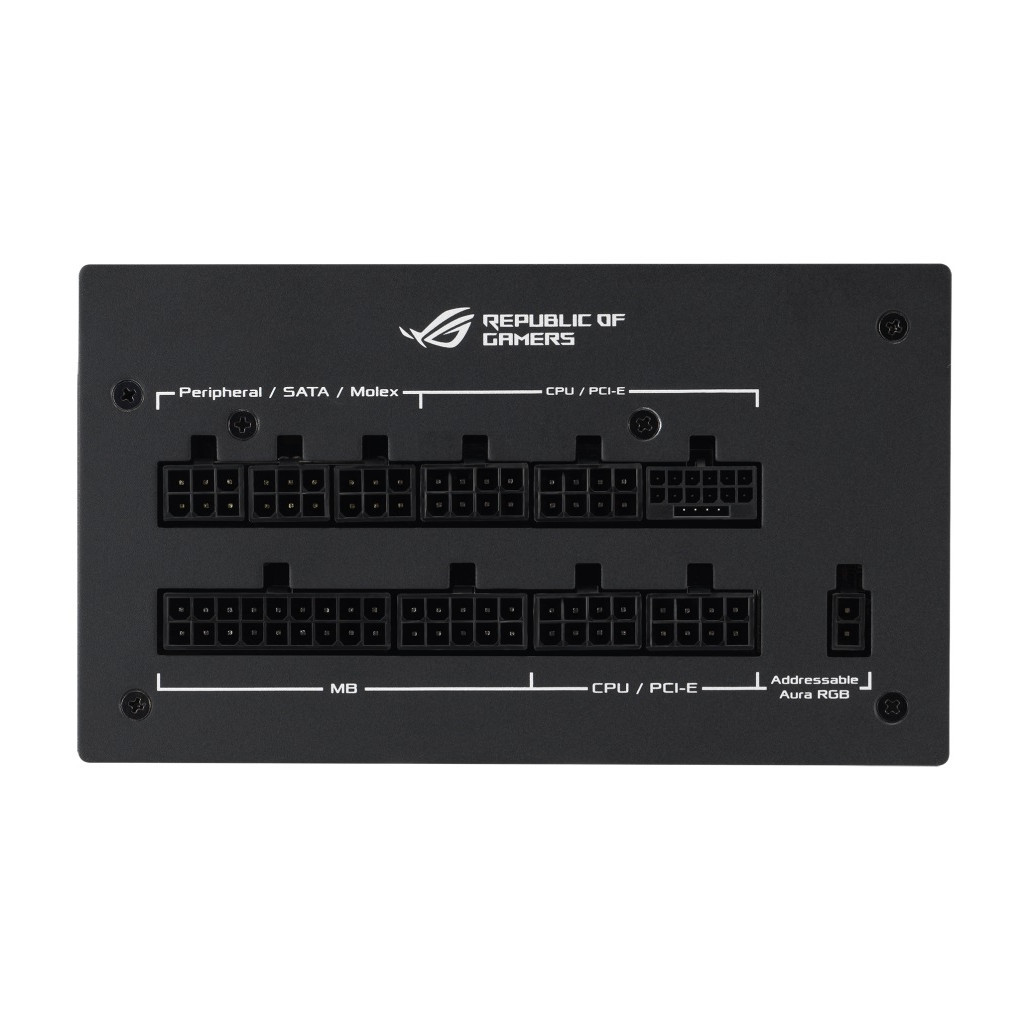 Блок живлення ASUS 1000W ROG STRIX PCIE5 Gold Aura Edition (90YE00P1-B0NA00) - изображение 6