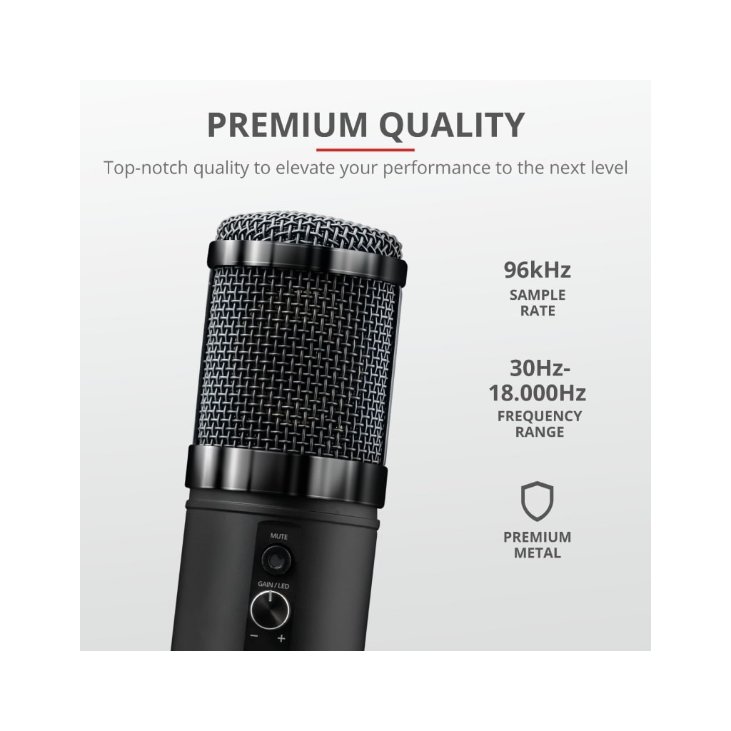Мікрофон Trust GXT 256 Exxo USB Streaming Microphone (23510) - зображення 11