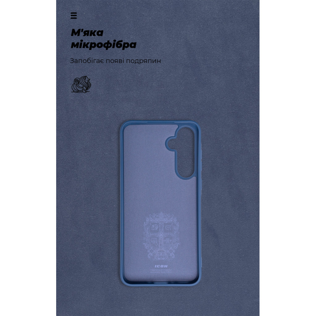 Чохол до мобільного телефона Armorstandart ICON Case Samsung A35 5G (A356) Dark Blue (ARM74320) - зображення 4