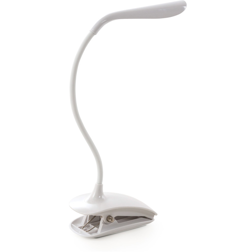 Настільна лампа ColorWay LED Flexible & Clip з вбудованим акумулятором 500mAh (CW-DL04FCB-W) - зображення 11