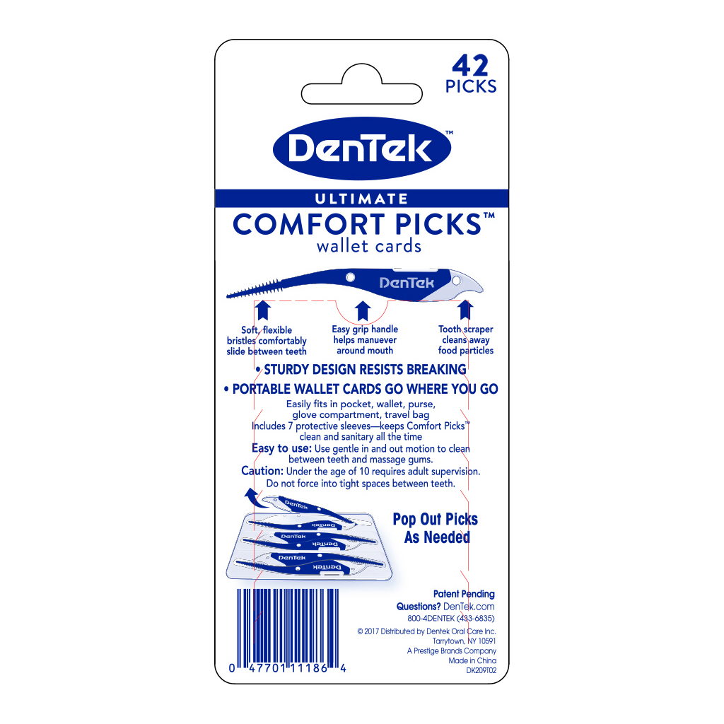 Зубочистки DenTek Максимальний комфорт 42 шт. (047701111871) - изображение 2