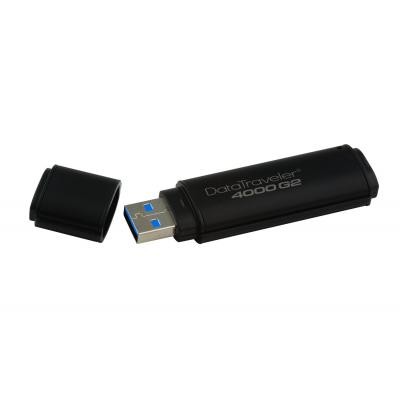USB флеш накопичувач Kingston 16GB DataTraveler 4000 G2 Metal Black USB 3.0 (DT4000G2/16GB) - зображення 3