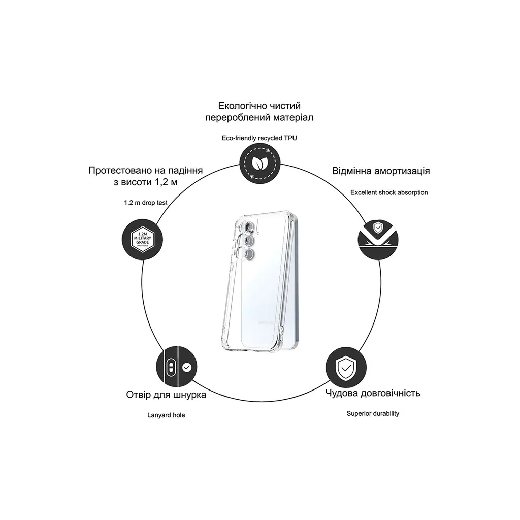 Чохол до мобільного телефона Drobak Samsung Galaxy S25 Plus (858502) - зображення 2