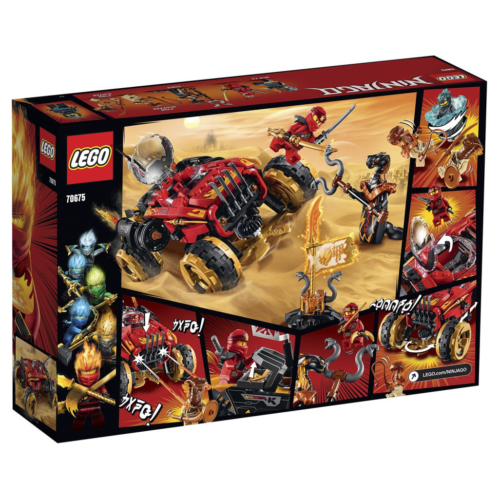 Конструктор LEGO Ninjago Позашляховик Катана 4x4 450 деталей (70675) - зображення 11