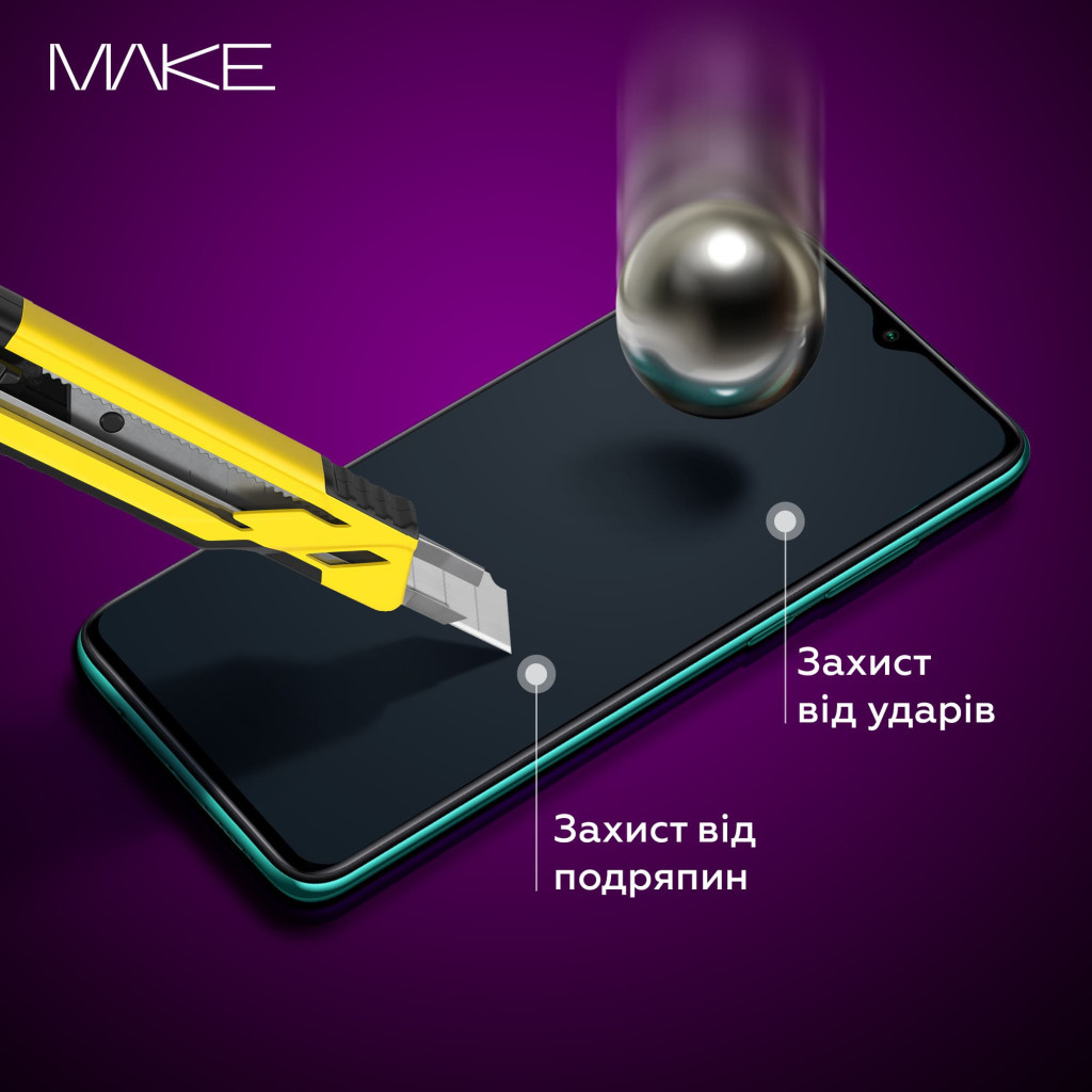 Скло захисне MAKE Honor 90 Lite (MGF-H90L) - зображення 5
