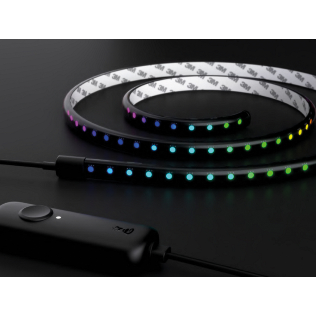 Гірлянда Twinkly Smart LED Line RGB, підсвічування плюс 1,5м, Gen II, IP20, к (TWL100ADP-B) - зображення 3