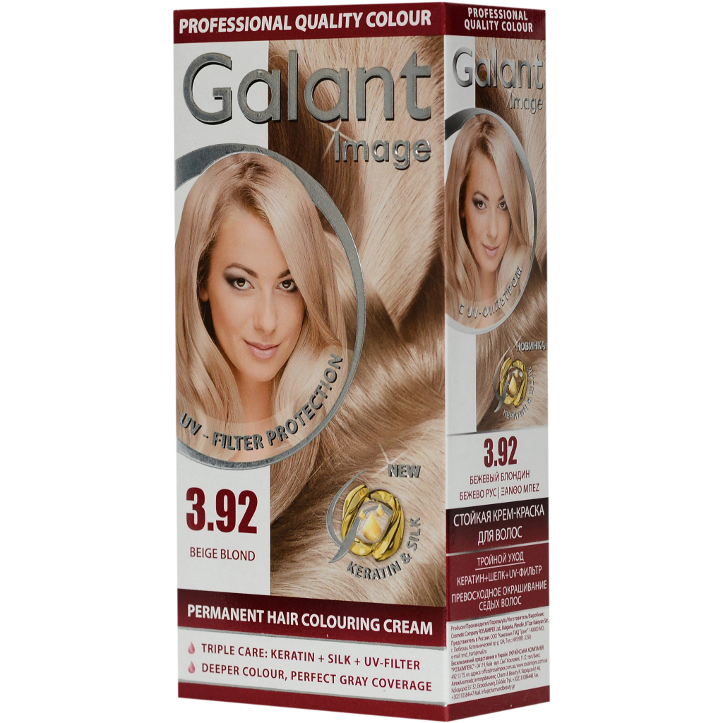 Фарба для волосся Galant Image 3.92 - Бежевий блондин (3800010501460) - зображення 1