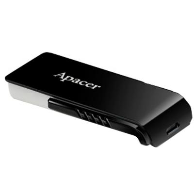 USB флеш накопичувач Apacer 32GB AH350 Black RP USB 3.0 (AP32GAH350B-1) - зображення 5