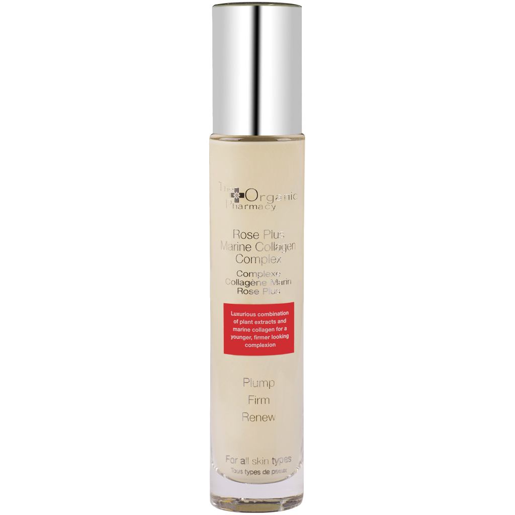 Сироватка для обличчя The Organic Pharmacy Rose Plus Marine Collagen Complex з морським колагеном 35 мл (5060063492049) - зображення 1