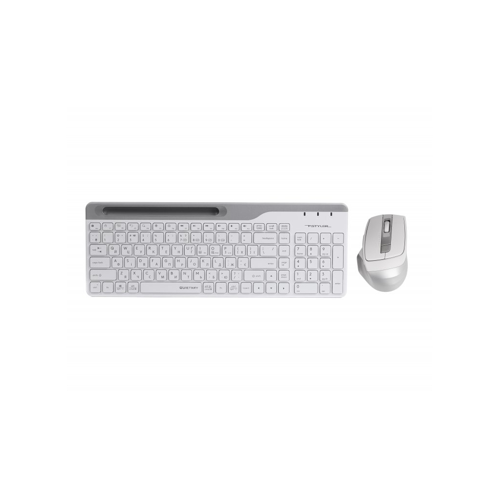 Комплект A4Tech FB2535C Wireless/Bluetooth Icy White (4711421971232) - изображение 1