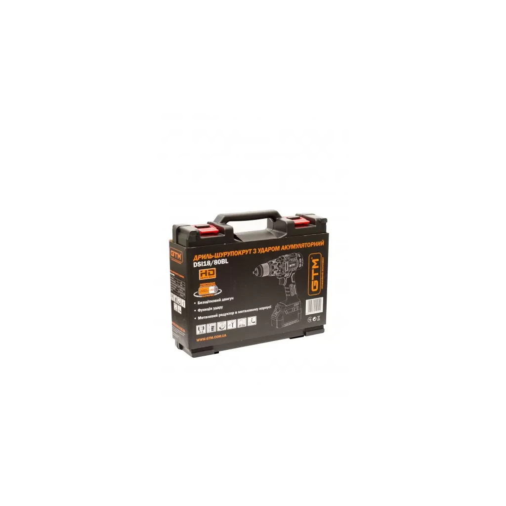 Шуруповерт GTM DSI18/80BL - зображення 10