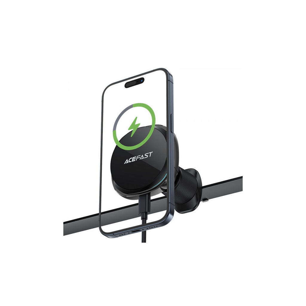 Універсальний автотримач Acefast D31 Magnetic wireless charging (6974316283218) - изображение 6