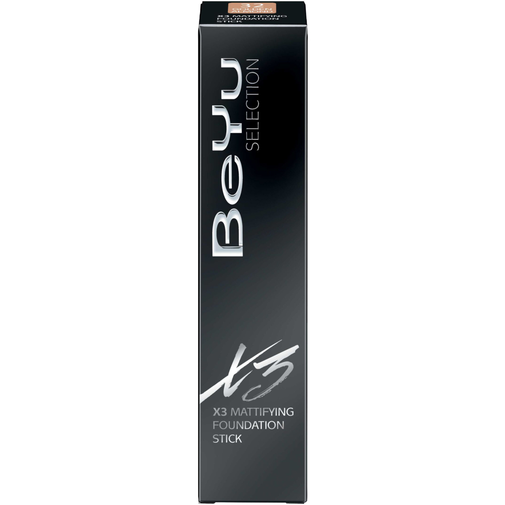 Коректор для обличчя BeYu X3 Mattifying Foundation Stick 32 - Golden Almond (4033651020673) - зображення 2