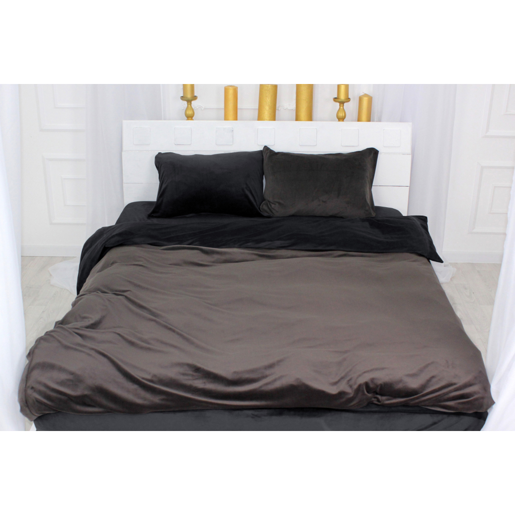 Постільна білизна MirSon Велюр Winter Frost 28-0005 + 28-0007 Trollius Velvet 2х143х210 (2200004008257) - зображення 1