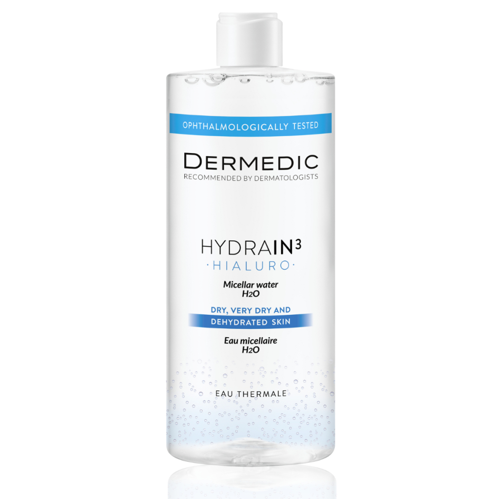Міцелярна вода Dermedic Hydrain 3 Hialuro H2O 500 мл (5901643174569) - зображення 1
