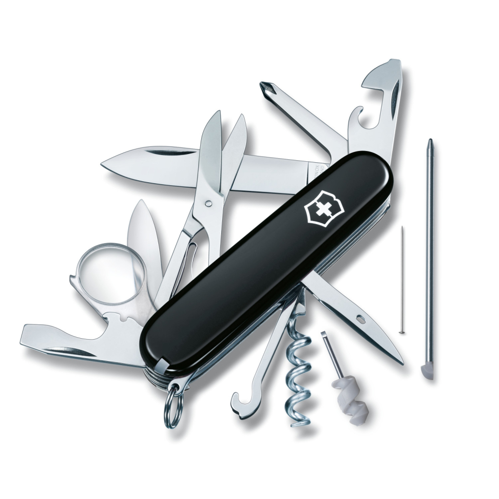 Ніж Victorinox Explorer 91 мм Чорний (1.6705.3) - зображення 1