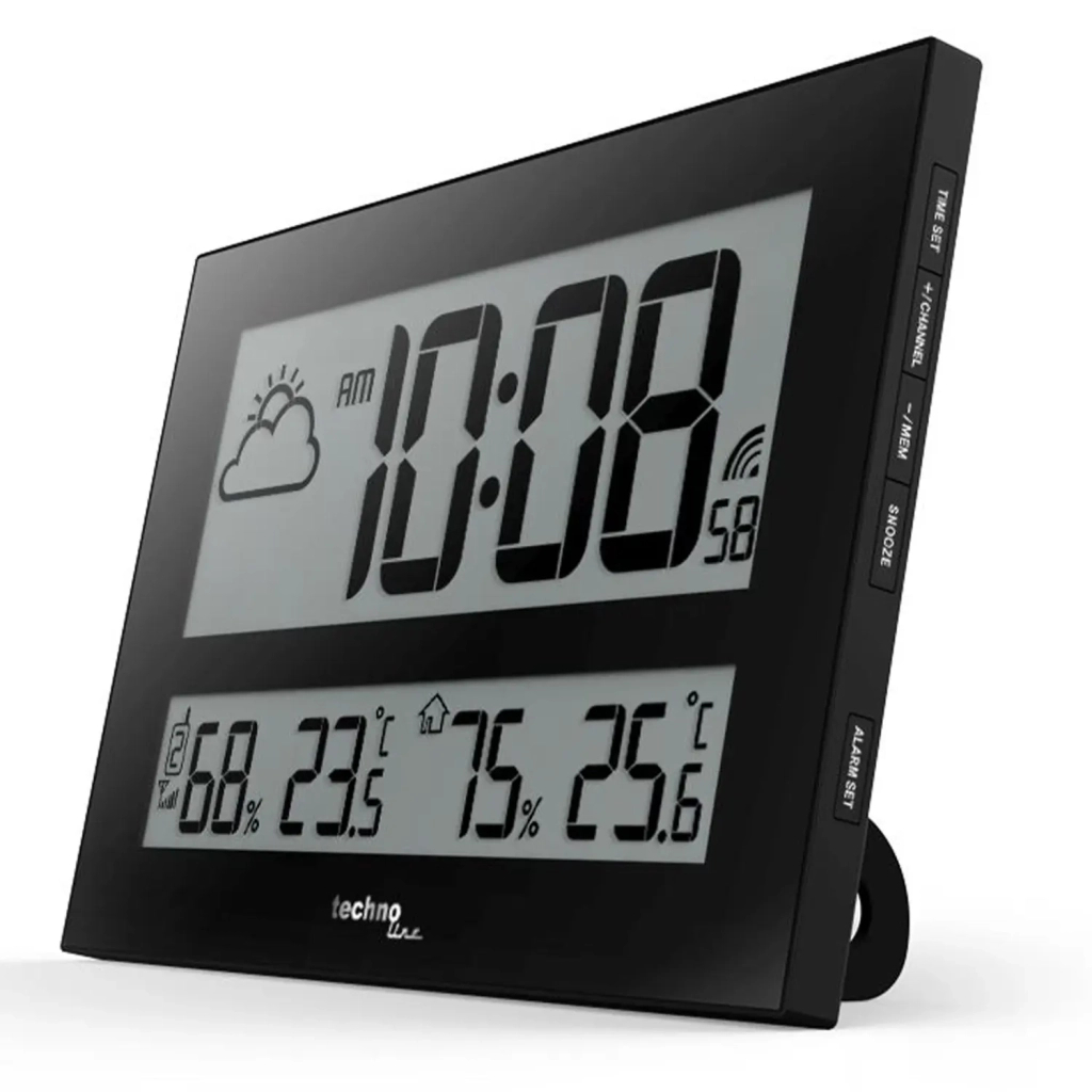 Настінний годинник Technoline WS8011 Black (DAS301307) - зображення 3