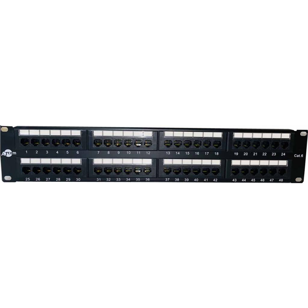 Патч-панель Atcom 19" 48 портов UTP cat.6 (P6048) - изображение 1