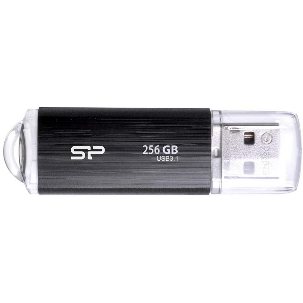 USB флеш накопичувач Silicon Power 256GB Blaze b02 Black USB 3.0 (SP256GBUF3B02V1K) - зображення 1