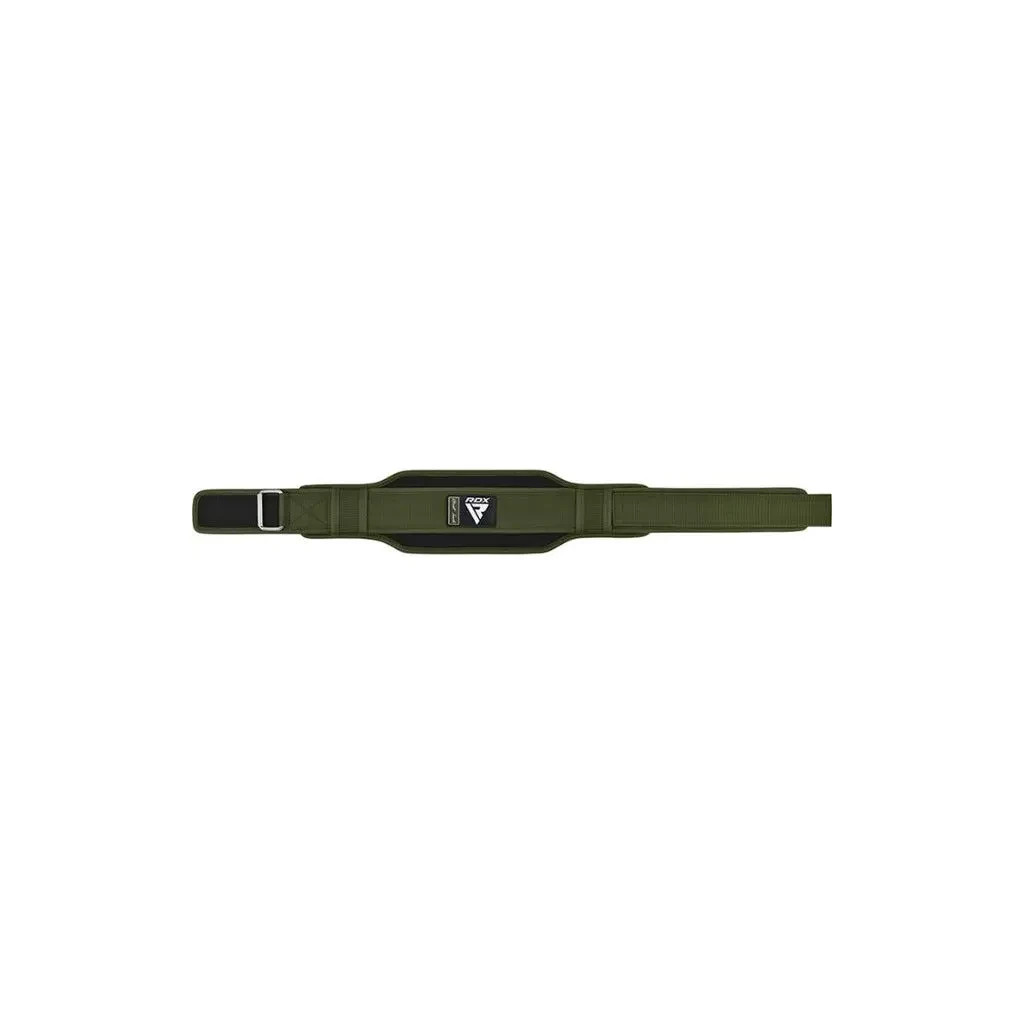Атлетичний пояс RDX RX5 Double Belt неопреновий Army Green S (WBD-RX5AG-S) - изображение 6