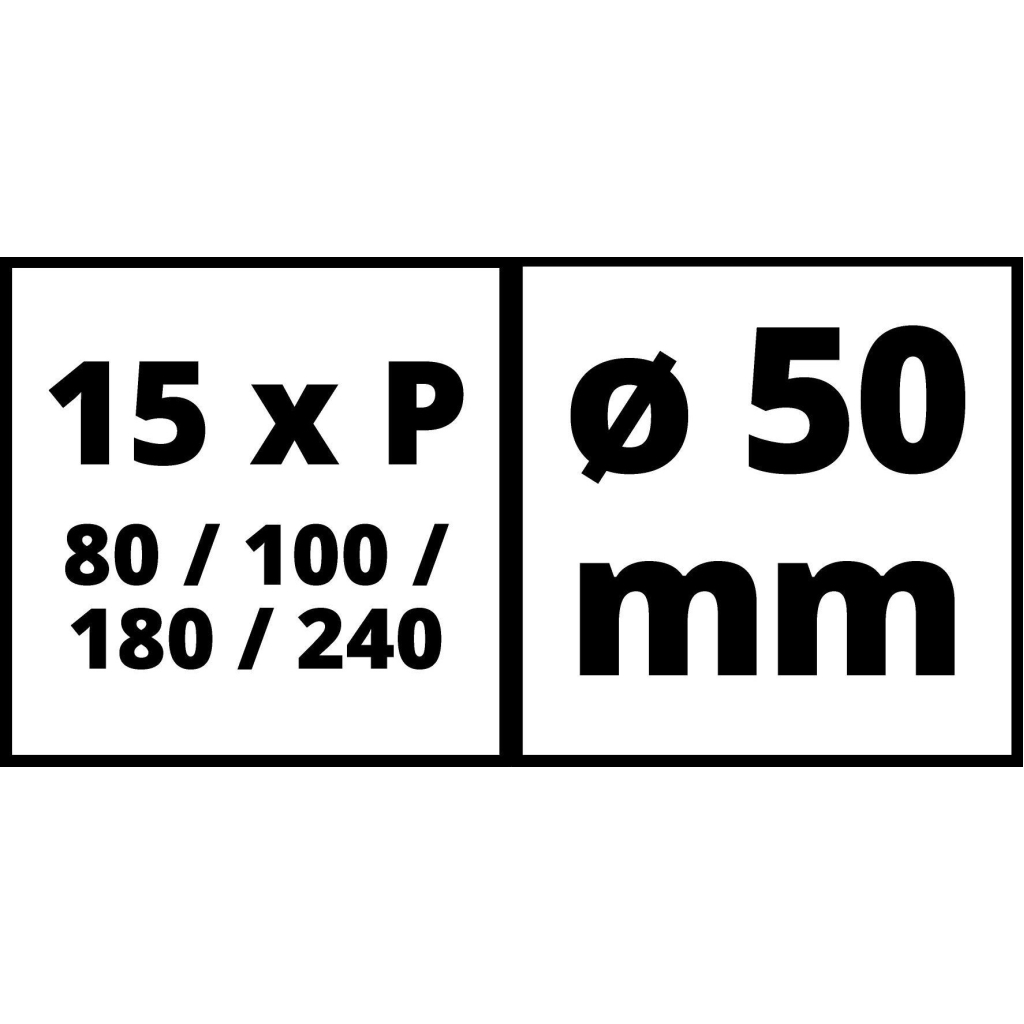 Наждачний папір Einhell до шліфувальної машини TC-PA 50, 50 мм, по дереву, 60 шт (4133130) - зображення 3