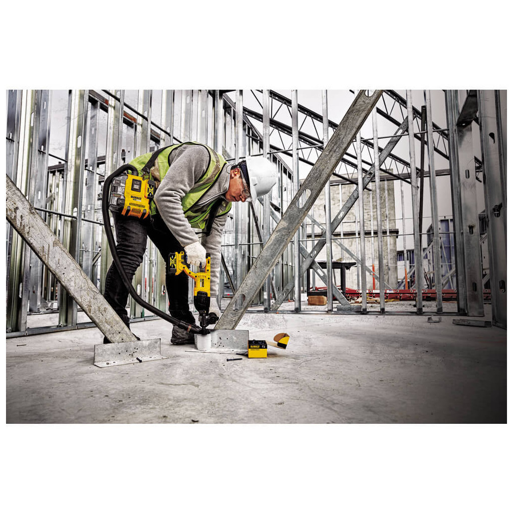 Пилосос будівельний DeWALT 18В XR Li-Ion, HEPA Filter, 1.65 кг, 2Ah (DWH161D1) - зображення 11