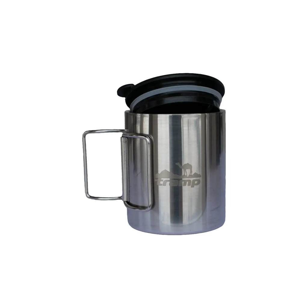 Чашка туристична Tramp 400 мл Steel (TRC-137) - зображення 2