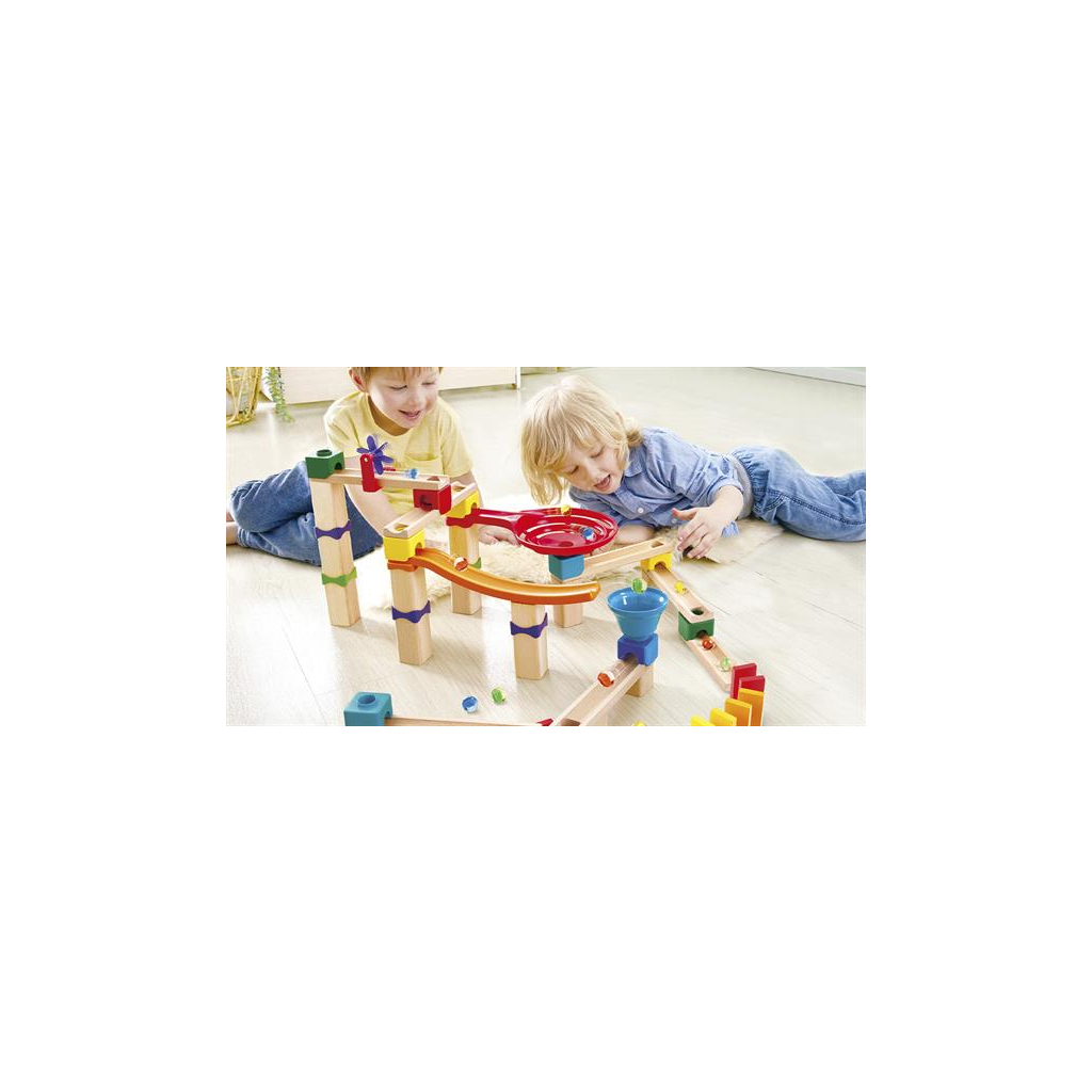 Конструктор Hape лабіринт Marble Run Гоночна траса 81 елементів (E1101) - зображення 7