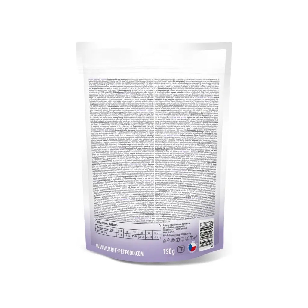 Ласощі для собак Brit Care Functional Antistress 150 г - креветка (8595602539987) - изображение 2