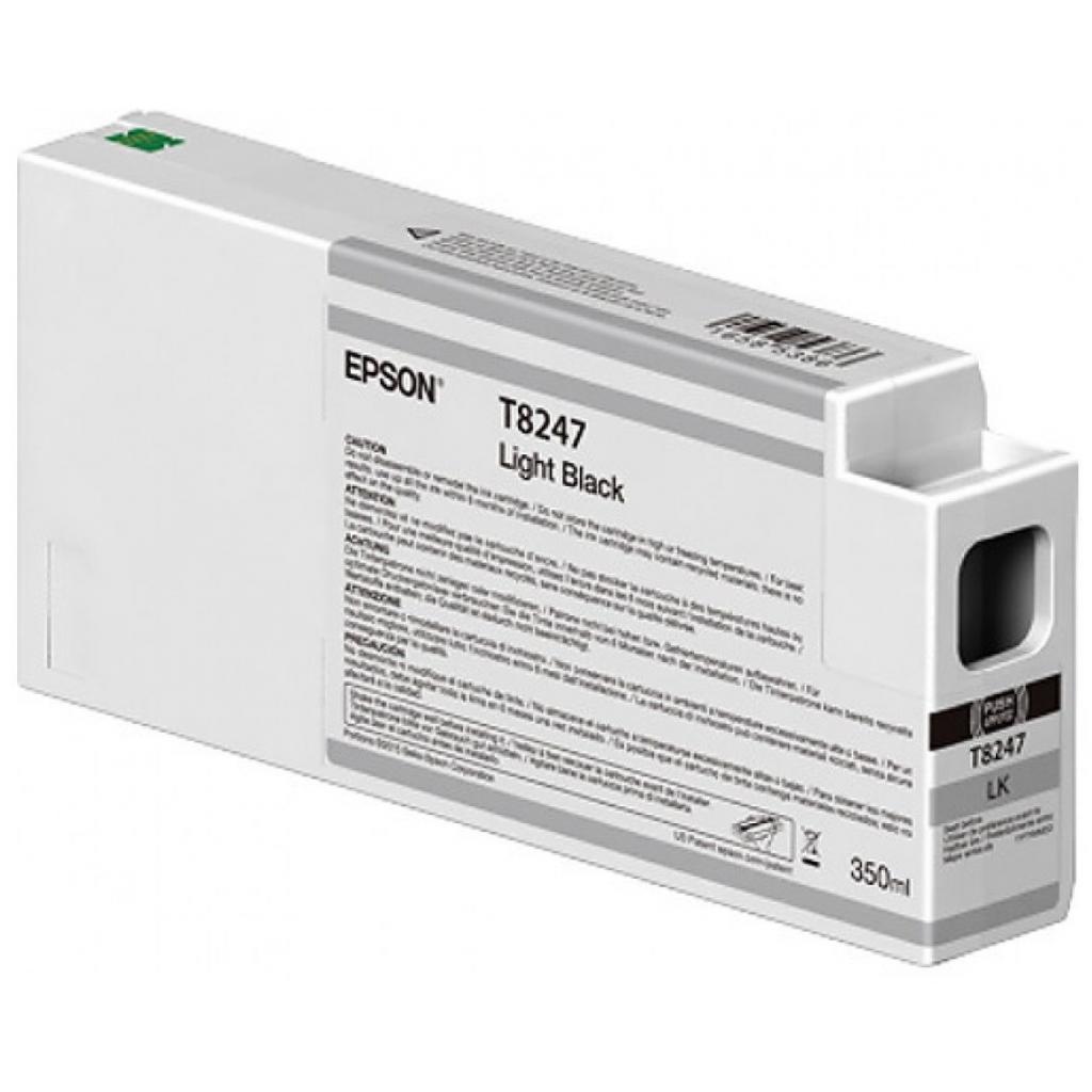 Картридж Epson SureColor SC-P6000/P7000/P8000/P9000 Light Black 350мл C13T824700 (C13T54X700) - picture 1