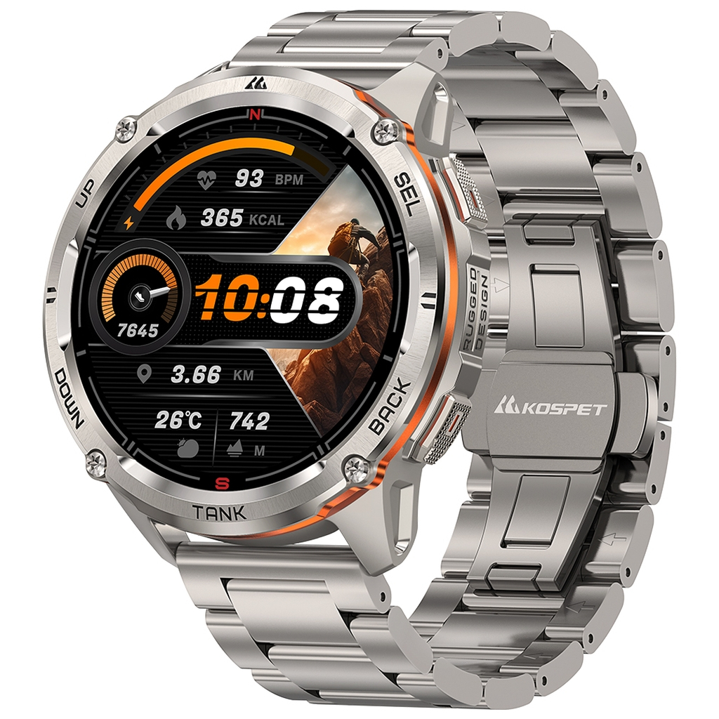 Смарт-годинник KOSPET Tank T3 ULTRA 2 SE SILVER (6974958251187) - зображення 1