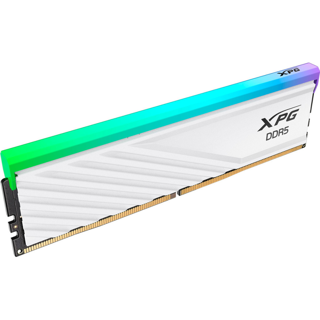 Модуль пам'яті для комп'ютера DDR5 64GB (2x32GB) 6000 MHz XPG Lancer Blade RGB White ADATA (AX5U6000C3032G-DTLABRWH) - зображення 2