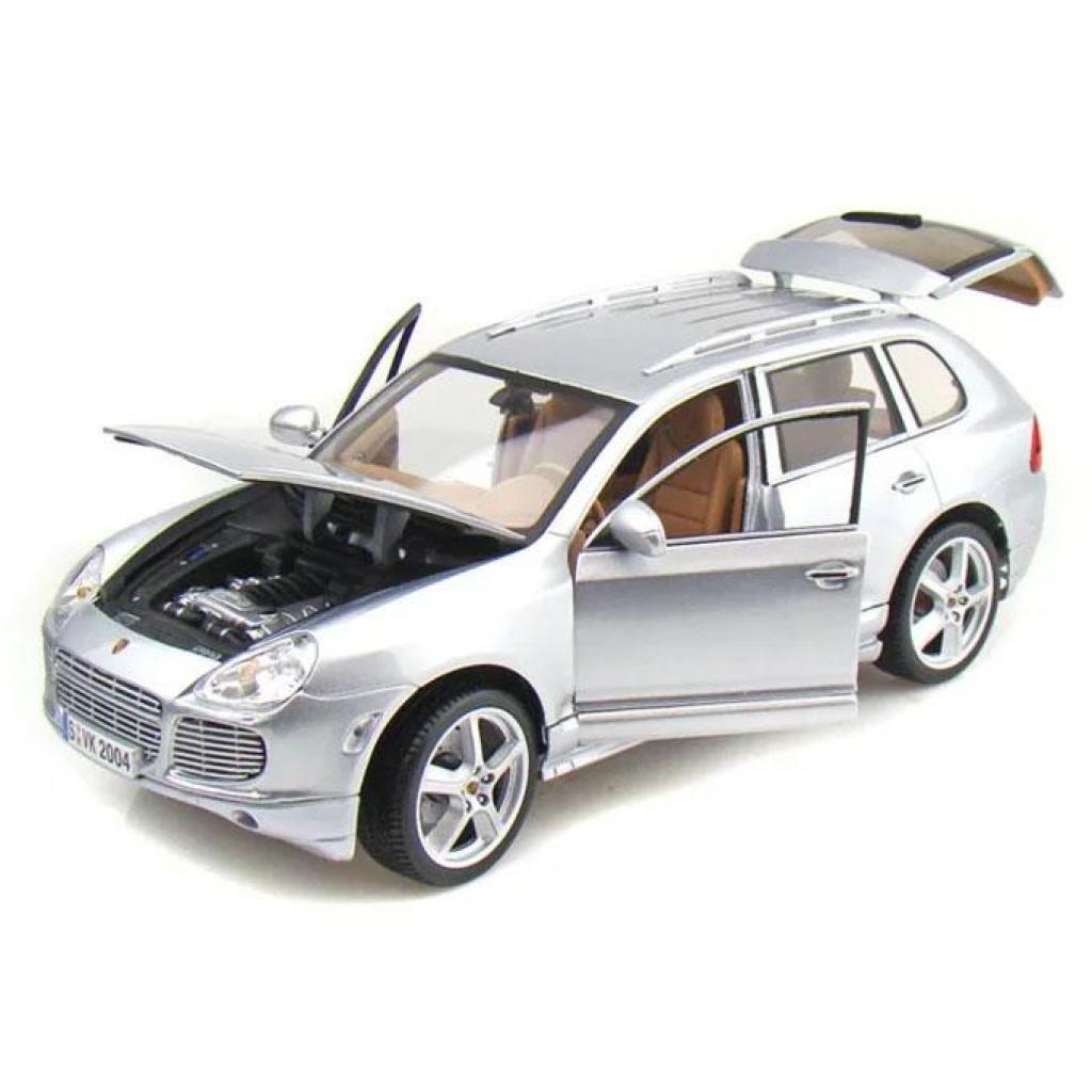 Машина Maisto Porsche Cayenne Exclusive Turbo (1:18) серебристы (31113 silver) - изображение 4
