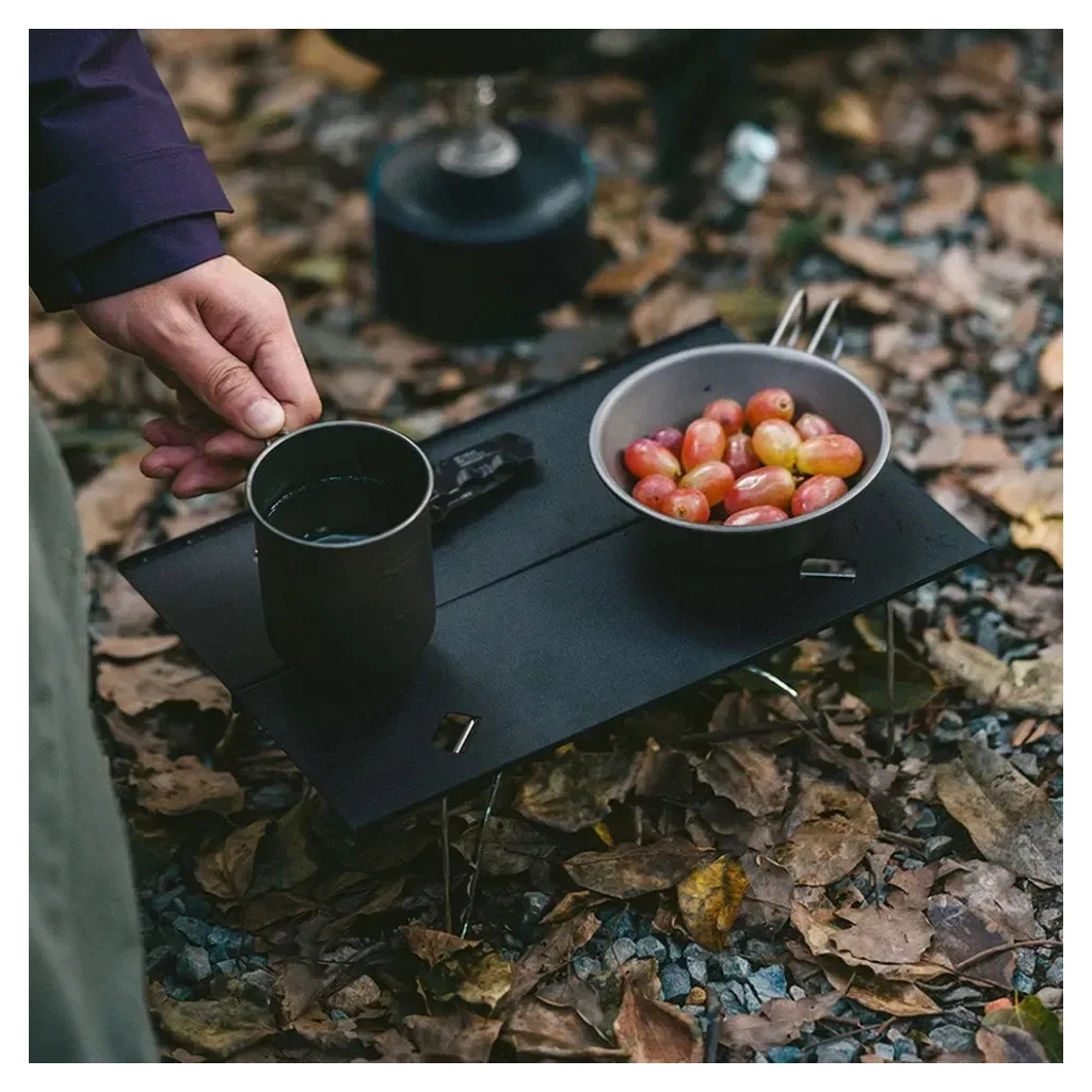 Туристичний стіл Naturehike CNK2450JJ024, 31х21 см, алюміній, чорний (6927595791868) - зображення 5