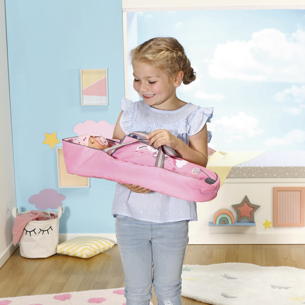 Аксесуар до ляльки Zapf Люлька-переноска для ляльки Baby Born 2 в 1 - Солодкі сни (832448) - зображення 10