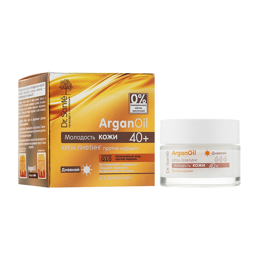 Крем для обличчя Dr. Sante Argan Oil крем-ліфтинг проти зморшок денний 40+ 50 мл (4823015929113) - зображення 1