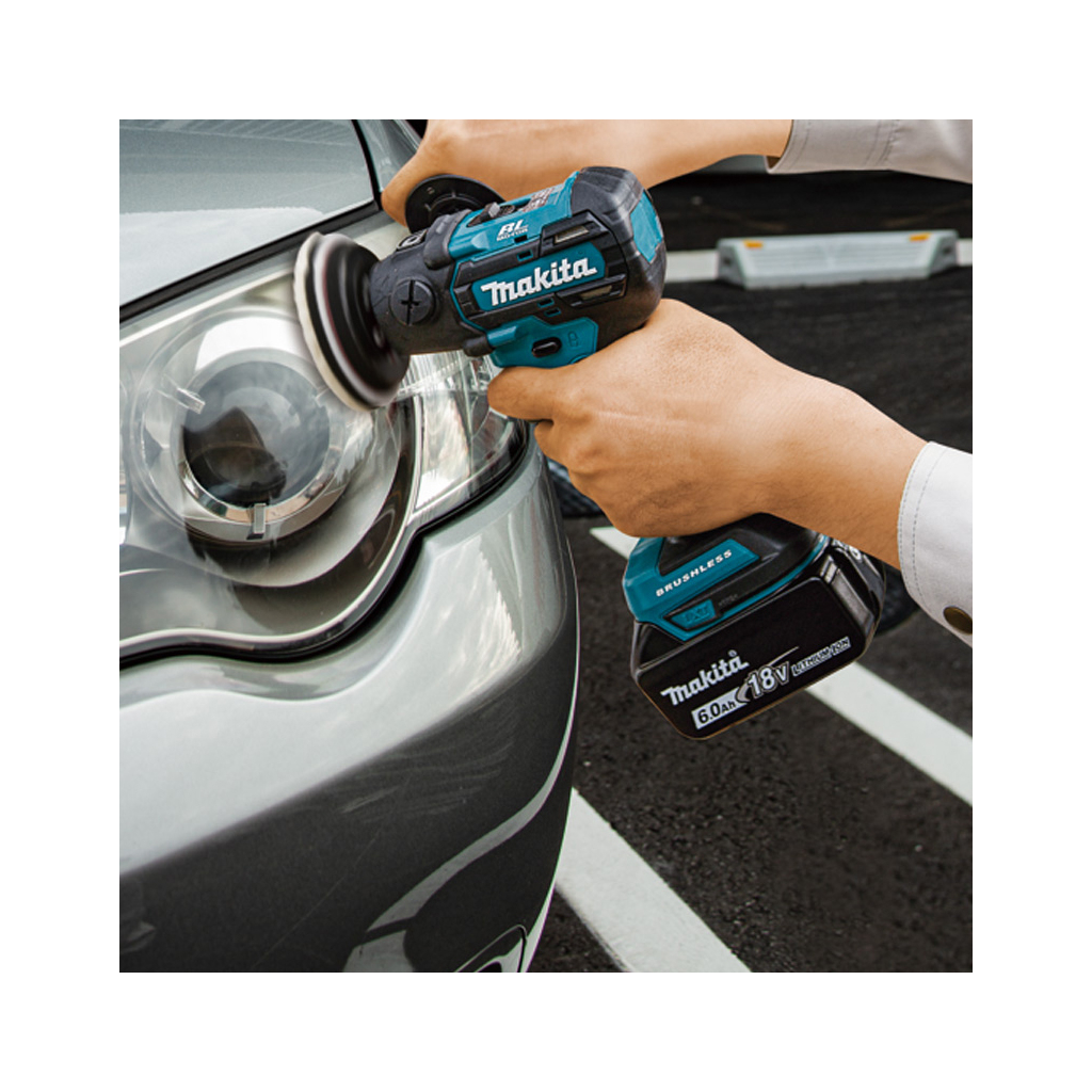 Шліфувальна машина Makita полірувальна LXT, 18B, (без АКБ та ЗП) (DPV300Z) - зображення 4