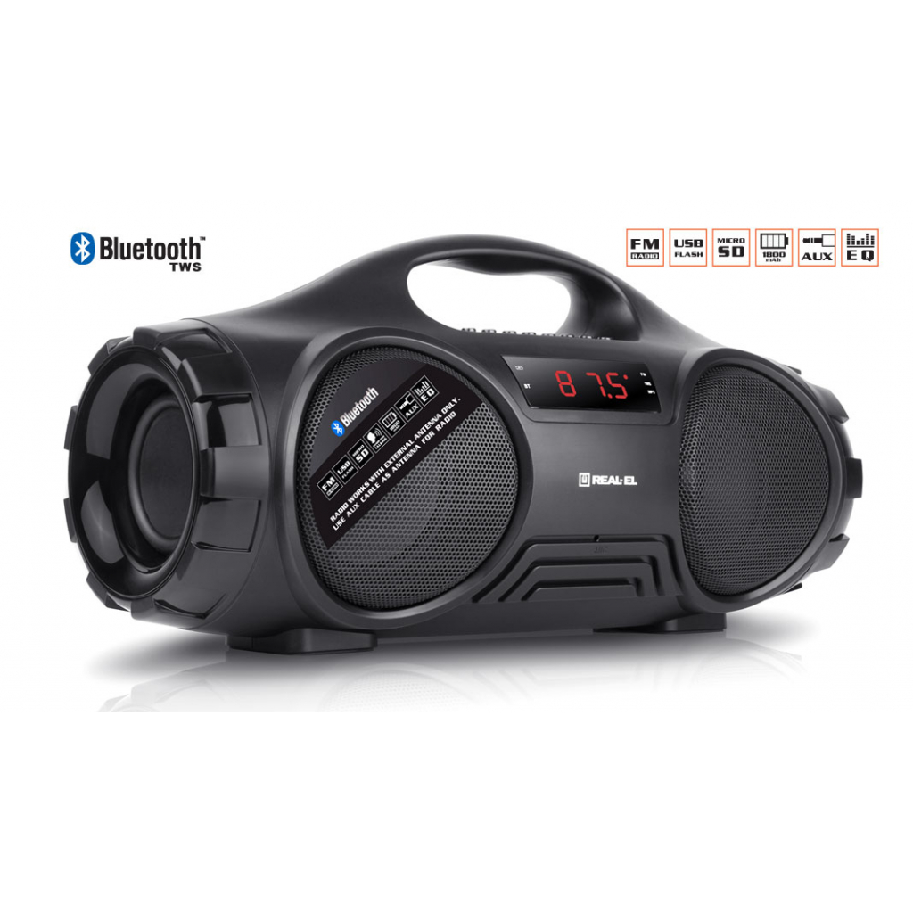 Акустична система REAL-EL X-727 Black - зображення 8