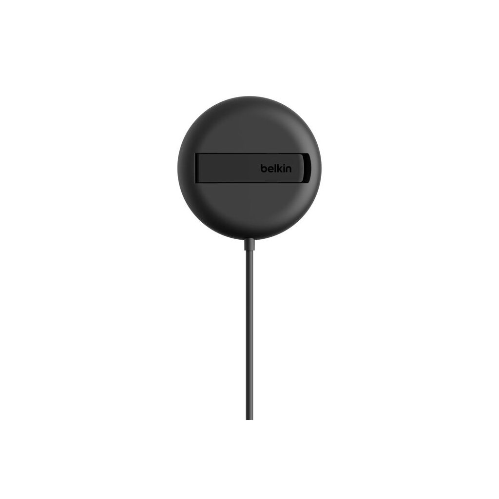 Зарядний пристрій Belkin UltraCharge Magnetic Kickstand 15В black (WIA011HQBK) - зображення 9
