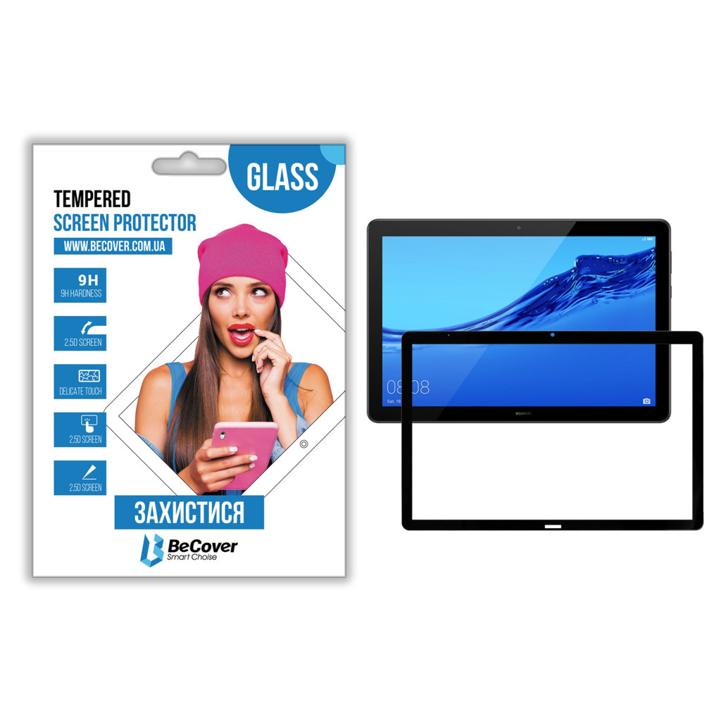 Скло захисне BeCover HUAWEI MediaPad T5 10 Black (703748) - зображення 1