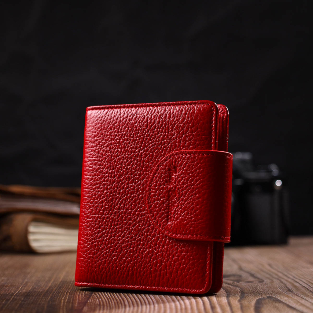 Гаманець Tony Bellucci З натуральної шкіри Червоний (22017) - зображення 9