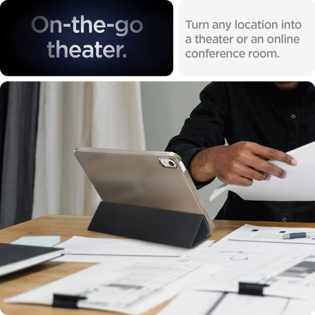 Чохол до планшета Spigen Apple iPad 10.9" (2022) Smart Fold, Black (ACS05309) - зображення 6