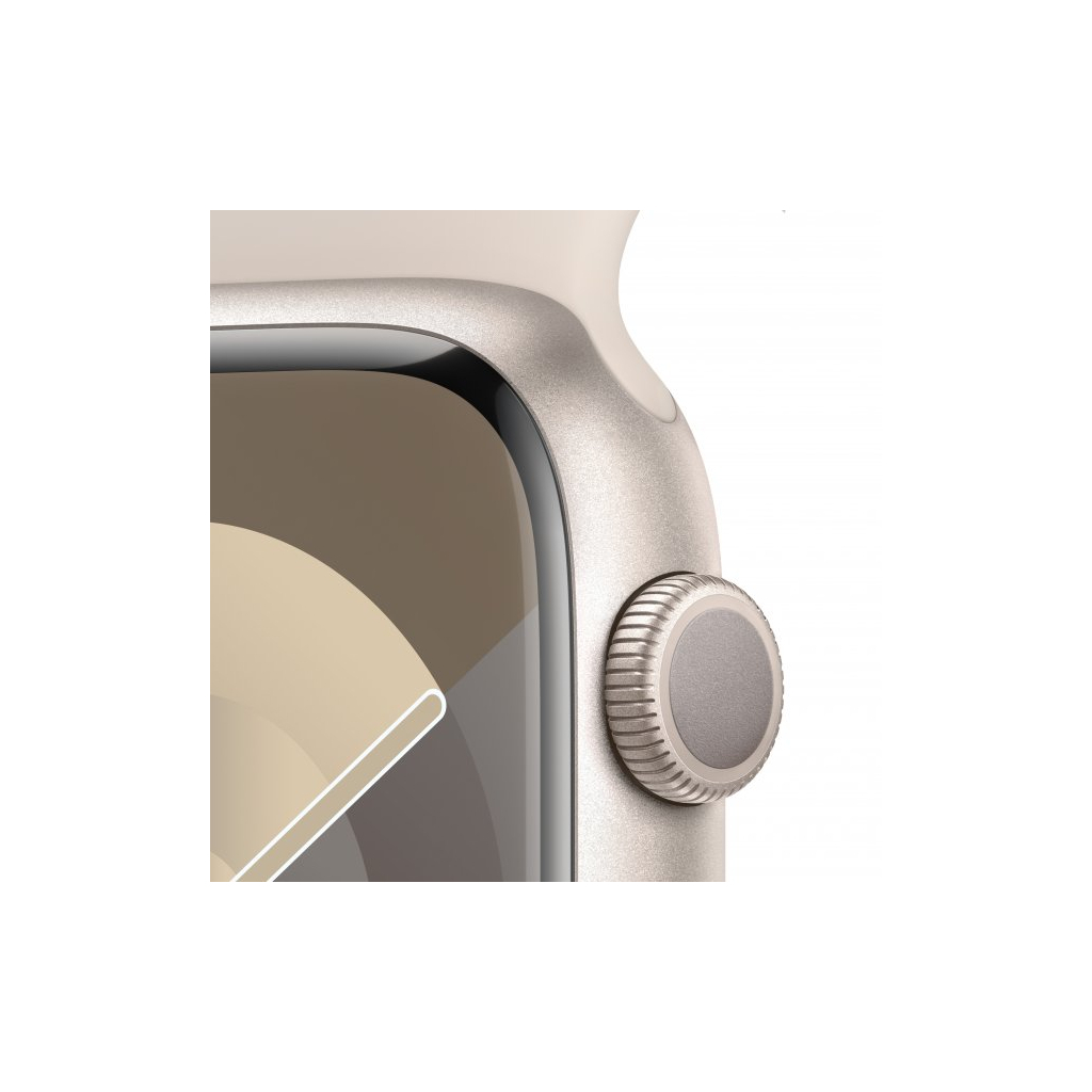 Смарт-годинник Apple Watch Series 9 GPS 41mm Starlight Aluminium Case with Starlight Sport Band - M/L (MR8U3QP/A) - зображення 3