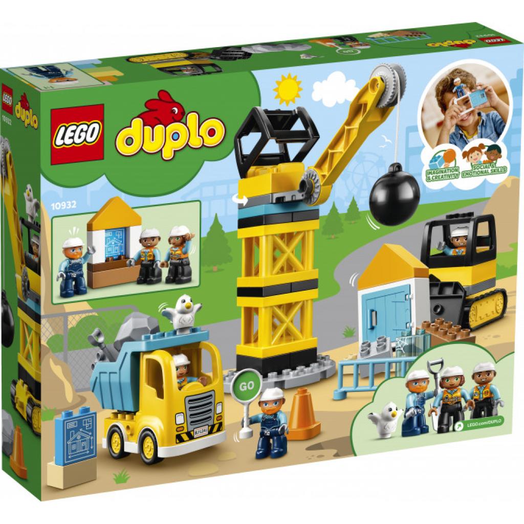 Конструктор LEGO Duplo Town Нищівний кульовий таран 56 деталей (10932) - зображення 3