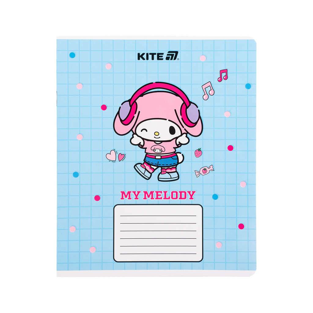 Зошит Kite Kuromi, 12 аркушів, клітинка (HK25-232-4) - зображення 9