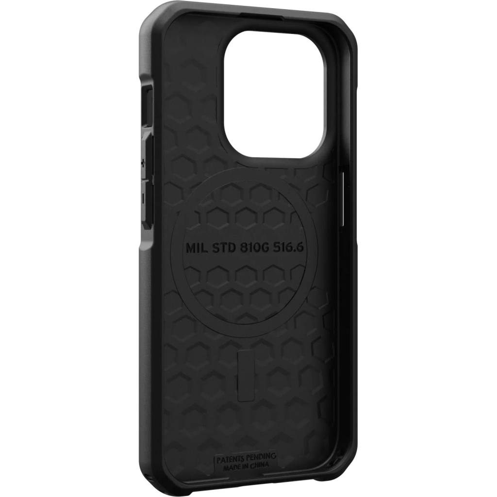 Чохол до мобільного телефона UAG Apple iPhone 15 Pro Metropolis LT Magsafe, Kevlar Black (114277113940) - зображення 9