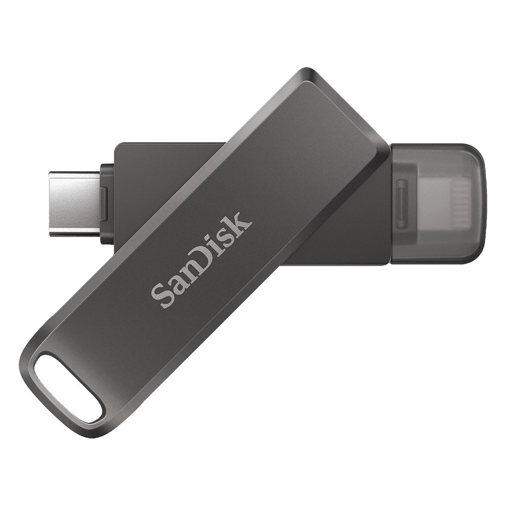 USB флеш накопичувач SanDisk 256GB iXpand Luxe USB-C/Lightning (SDIX70N-256G-GN6NE) - зображення 3
