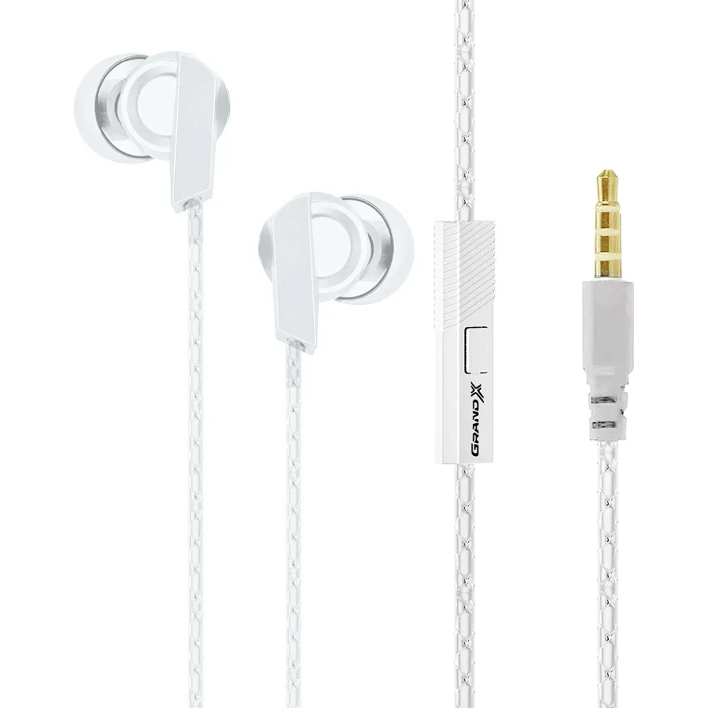 Навушники Grand-X EP-66W White - зображення 1