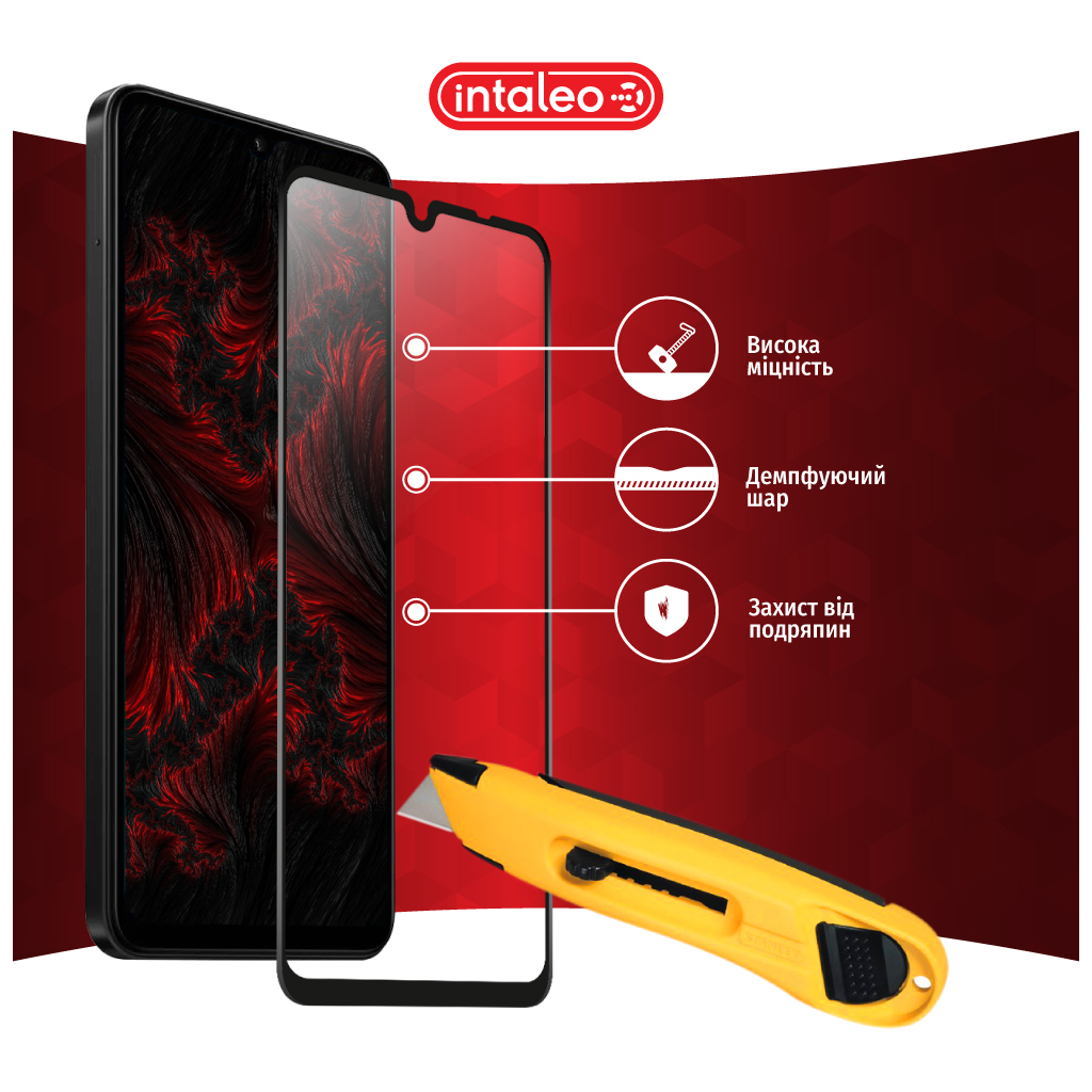 Скло захисне Intaleo Full Glue Xiaomi Poco C75 Black (1283126608001) - зображення 5