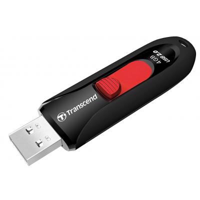 USB флеш накопичувач Transcend 4GB JetFlash 590 Black USB 2.0 (TS4GJF590K) - зображення 4